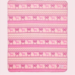 VS PINK Love Shack Fancy sherpa blanket